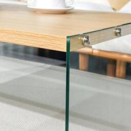 SPETLEK Wooden Coffee Table Minimalist in Natural - thumbnail 3