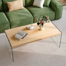 SPETLEK Wooden Coffee Table Minimalist in Natural - thumbnail 5