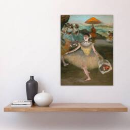 "Artery8 Dancer with Bouquet Bowing Edgar Degas Vintage Wall Art Print Poster - Size: W24"" x H32""" - thumbnail 4