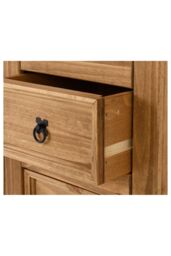 Seconique Corona 1 Door 4 Drawer Sideboard in Natural - thumbnail 5