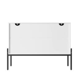 Merax White 2 Door Sideboard with Metal Legs - thumbnail 9