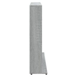 Berkfield Home CD Cabinet Grey Sonoma 102x23x89.5 cm Engineered Wood - thumbnail 5