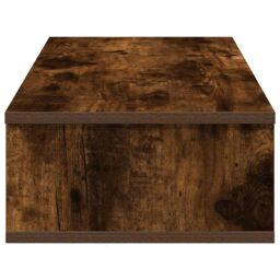 Berkfield Home Wall Shelf with Drawers Smoked Oak 80x31x17 cm Engineered Wood in Brown - Size: 80 x 31 x 17 cm - thumbnail 5