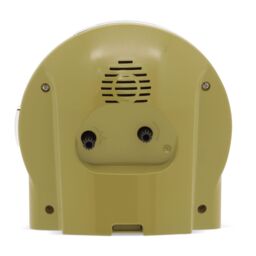 Acctim Arlo Non-Ticking Sweep Luminous Tipped Hands Analogue Backlight Alarm Clock in Olive - thumbnail 3