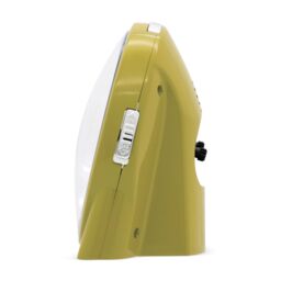 Acctim Arlo Non-Ticking Sweep Luminous Tipped Hands Analogue Backlight Alarm Clock in Olive - thumbnail 4