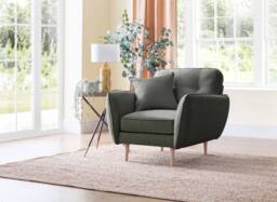 The Great Sofa Company Ailis Armchair Faro Slate in Dark Grey