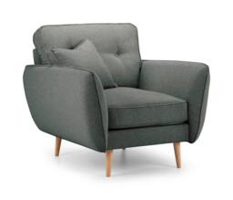 The Great Sofa Company Ailis Armchair Faro Slate in Dark Grey - thumbnail 2