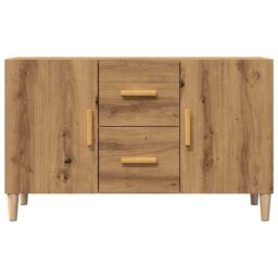 Berkfield Home Sideboard Artisan Oak 100x36x60 cm Engineered Wood in Brown - Size: 100 x 36 x 60 cm - thumbnail 4