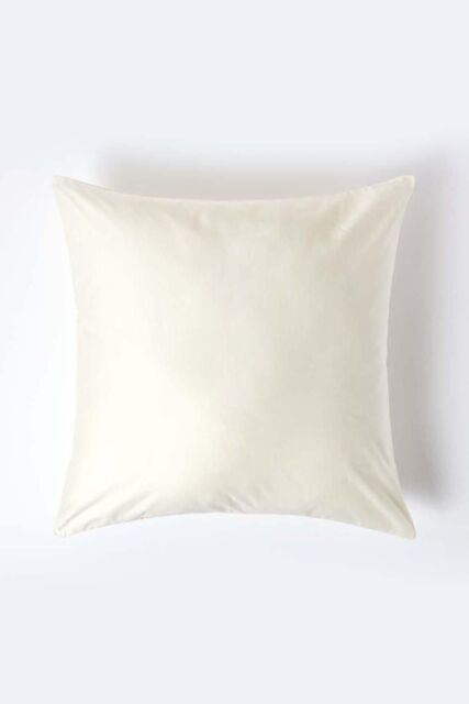 Homescapes Continental Egyptian Cotton Pillowcase 1000 TC, 80 x 80 cm in Cream - image 1