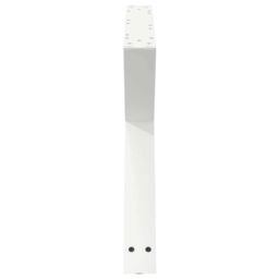 Berkfield Home Coffee Table Legs 2 pcs White 70x(42-43.3) cm Steel - thumbnail 6