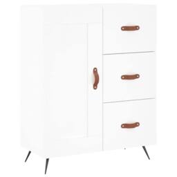 Berkfield Home Highboard White 69.5x34x180 cm Engineered Wood - thumbnail 7