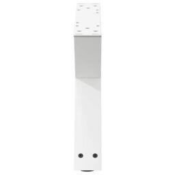 Berkfield Home Coffee Table Legs 2 pcs White 50x(30-31.3) cm Steel - thumbnail 6