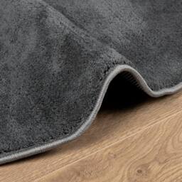 Berkfield Home Rug OVIEDO Short Pile Anthracite √ò 160 cm in Charcoal - Size: Medium - thumbnail 6