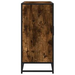 Berkfield Home Sideboard Smoked Oak 92x35x76 cm Engineered Wood in Brown - Size: 92 x 35 x 76 cm - thumbnail 5