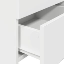 Berkfield Home Bedside Cabinets 2 pcs with 2 Drawers White 40x36.5x62 cm - thumbnail 9