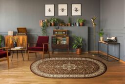 RugsX Royal Rug in Brown - Size: 100 cm x 180 cm - thumbnail 4