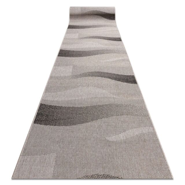 RugsX Sizal Floorlux Runner in Silver - Size: 120 cm x 120 cm - image 1