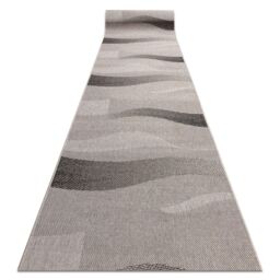 RugsX Sizal Floorlux Runner in Silver - Size: 120 cm x 120 cm - thumbnail 1