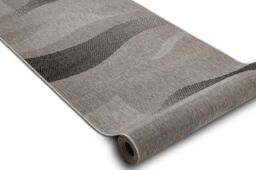 RugsX Sizal Floorlux Runner in Silver - Size: 120 cm x 120 cm - thumbnail 2