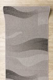 RugsX Sizal Floorlux Runner in Silver - Size: 120 cm x 120 cm - thumbnail 4
