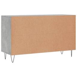 Berkfield Home Sideboard Concrete Grey 100x36x60 cm Engineered Wood - Size: 100 x 36 x 60 cm - thumbnail 8