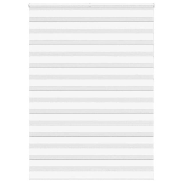 Berkfield Home Zebra Blind White 165x230 cm Fabric Width 160.9 cm Polyester - image 1