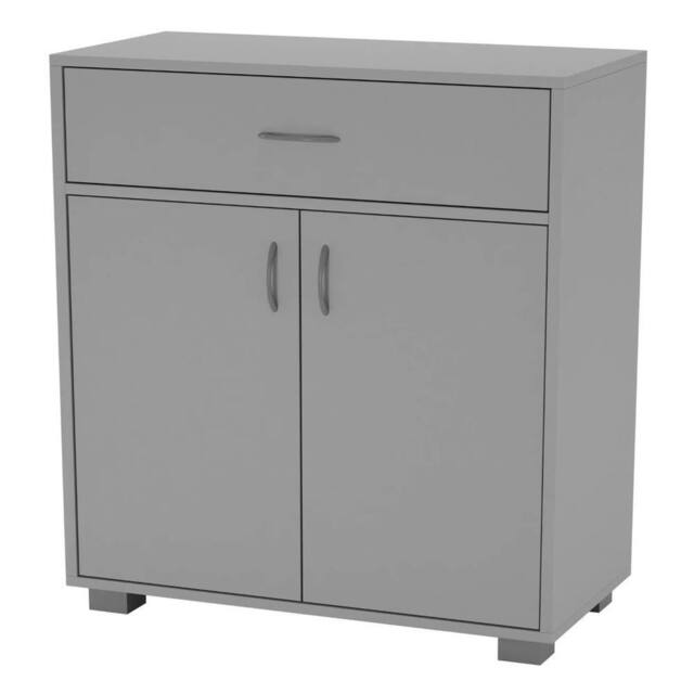 Havendro Living Room Sideboard Wooden Storage Cabinet Unit in Grey - image 1