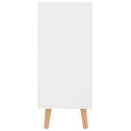 Berkfield Home Sideboard High Gloss White 90x30x72 cm Engineered Wood - Size: 90 x 30 x 72 cm - thumbnail 4