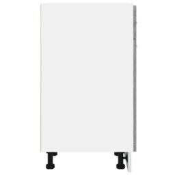 Berkfield Home Drawer Bottom Cabinet Grey Sonoma 30x46x81.5 cm Engineered Wood - thumbnail 6