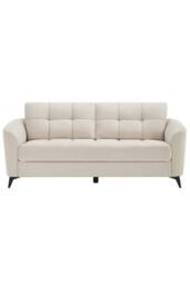 More4Homes Solna 3 Seater Scandi Style Fabric Living Room Sofa in Beige - thumbnail 3