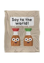 David Olenick Do-Re-Mi-Fa Sodium Silky Touch Super Soft Throw Blanket 152 X 127 cm in White - thumbnail 1