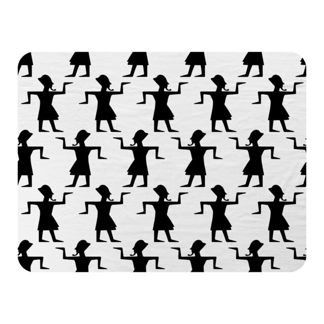 Benjamin Tate Design Egyptian Tribal Art Blanket in Natural - Size: 120 cm x 150 cm - image 1