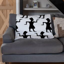 Benjamin Tate Design Egyptian Tribal Art Blanket in Natural - Size: 120 cm x 150 cm - thumbnail 2