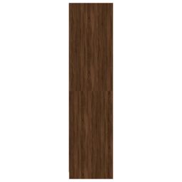 Berkfield Home Wardrobe Brown Oak 100x50x200 cm Engineered Wood - Size: 100 x 50 x 200 cm - thumbnail 6