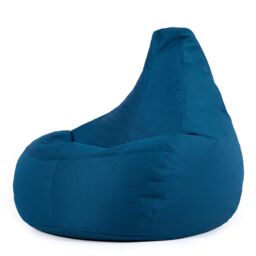 icon Recliner Indoor Outdoor Navy Blue Bean Bag Chair Pack of 2 in Teal - thumbnail 2