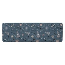 Benjamin Tate Design Spaceships & Planets With Stars Runner Rug in Natural - Size: 67 cm x 230 cm - thumbnail 1