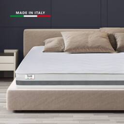 The White Stone Hypoallergenic Waterfoam Mattress, 20 cm, breathable & Antibacterial - 160 x 190 cm in White - Size: Small Single - thumbnail 3