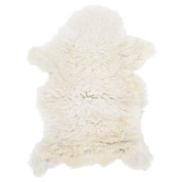 Berkfield Home Sheep Leather Cream 70x100 cm