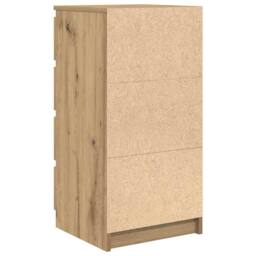 Berkfield Home Sideboard Artisan Oak 37.5x35x76 cm Engineered Wood in Brown - thumbnail 8