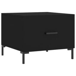 Berkfield Home Decorative Coffee Tables 2 pcs Black 50x50x40 cm Engineered Wood - Size: 50 x 50 x 40 cm - thumbnail 5