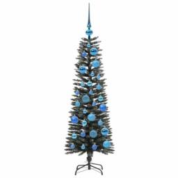 Berkfield Home Artificial Christmas Tree with Stand Green 40.5 x 40.5 x 120 cm - thumbnail 4