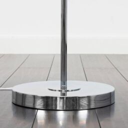 ValueLights Jaspa Silver Floor Lamp Base - thumbnail 4