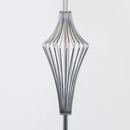 ValueLights Jaspa Silver Floor Lamp Base - thumbnail 3