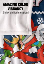 Looney Tunes Blanket, 152x127 cm Looney Christmas Ugly Christmas Sweater Silky Touch Super Soft Throw Blanket in White - thumbnail 4