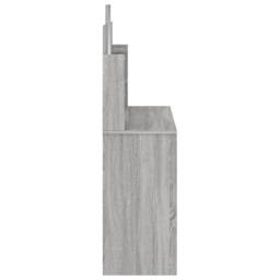 Berkfield Home Dressing Table with Mirror Grey Sonoma 96x39x142 cm - Size: 96 x 39 x 142 cm - thumbnail 6