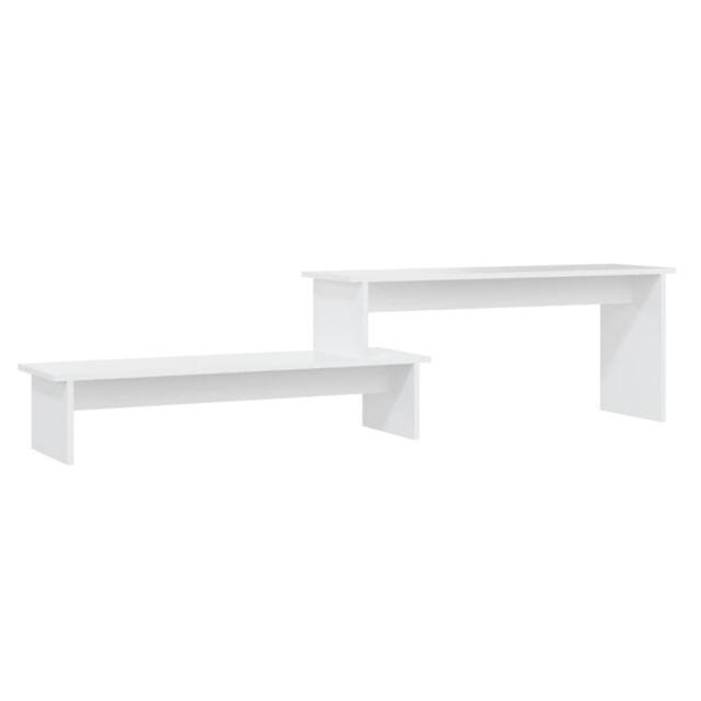 Berkfield Home TV Cabinet White 180x30x43 cm Engineered Wood - Size: 180 x 30 x 43 cm - image 1