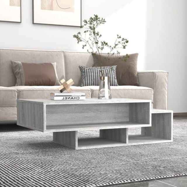 Berkfield Home Coffee Table Grey Sonoma 105x55x32 cm Engineered Wood - Size: 105 x 55 x 32 cm - image 1