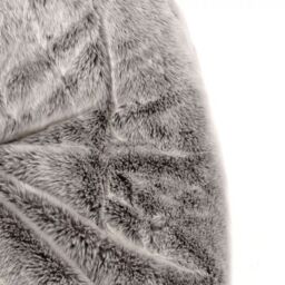 icon Soho Faux Fur Bean Bag Lounger Natural Giant Bean Bag Chair in Light Grey - thumbnail 6