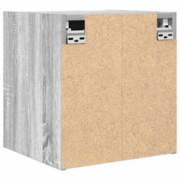 Berkfield Home Durable Wall-mounted Bedside Cabinets 2 pcs Grey Sonoma 38x34x40 cm - Size: 38 x 34 x 40 cm - thumbnail 9
