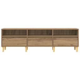 Berkfield Home TV Cabinet Artisan oak 150 x 30 x 45 cm Engineered wood - thumbnail 6